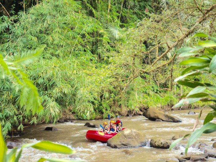 Rafting at Ayung river